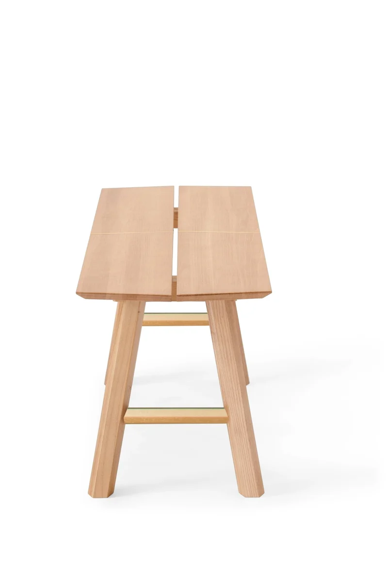 Banc chêne et pieds chêne SAVIA - Woodendot
