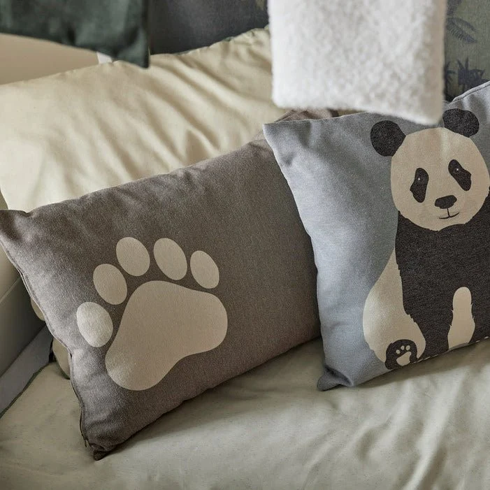 Lifetime Kidsrooms Quadratisches Kissen - Panda Paradise