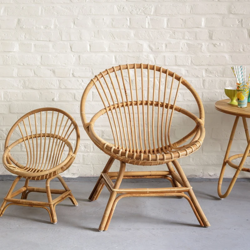 Fauteuil en rotin Brigitte - KOK