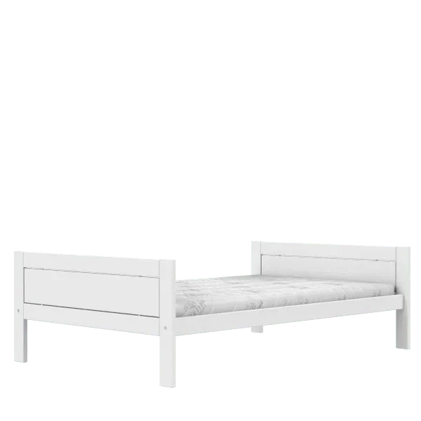 Lifetime Kidsrooms Kinderbett 120 x 200 ohne Rückseite Weiss