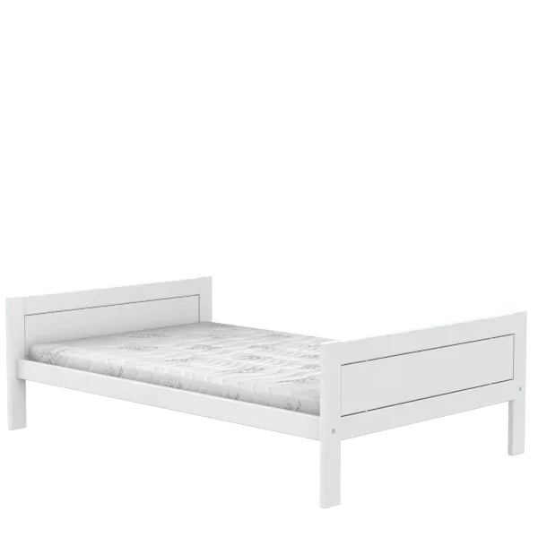 Lifetime Kidsrooms Kinderbett 120 x 200 ohne Rückseite Weiss