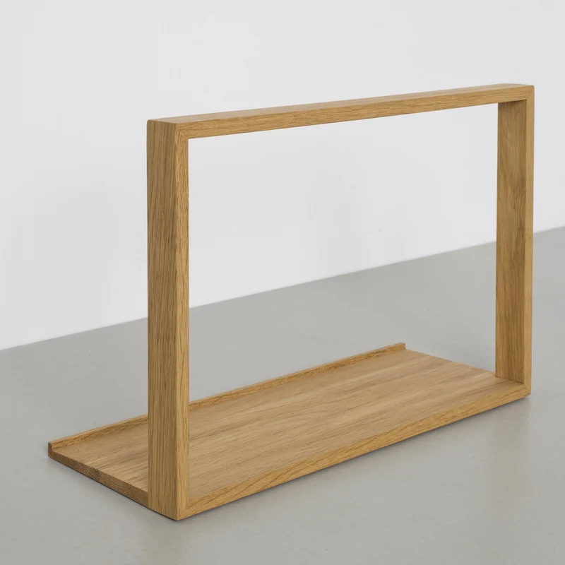 Porte-vinyles en bois de chêne naturel b-seite L - Das kleine b