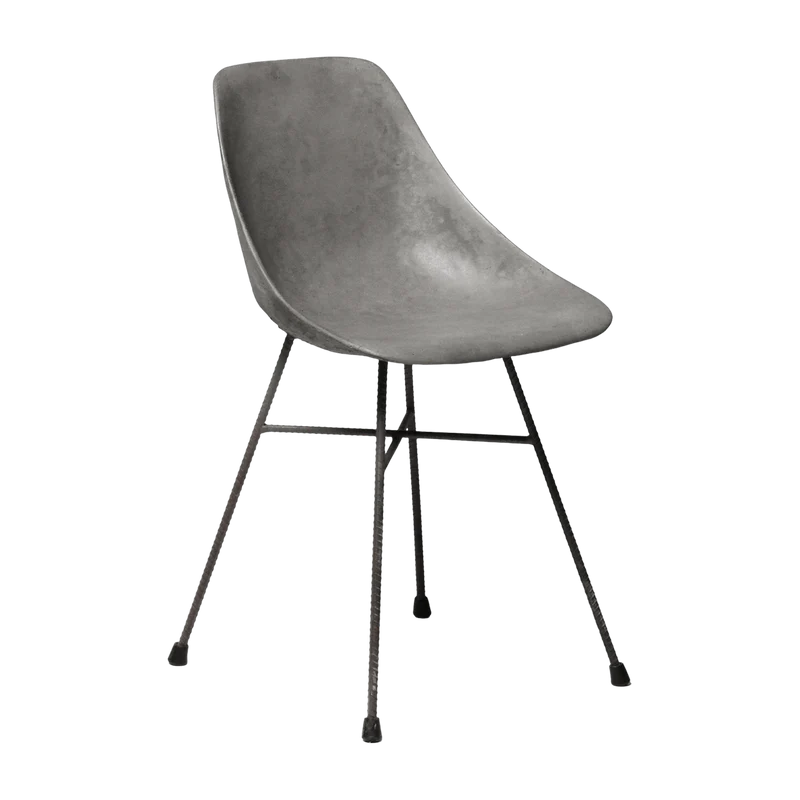 Chaise avec pieds en métal Hauteville - Lyon Béton