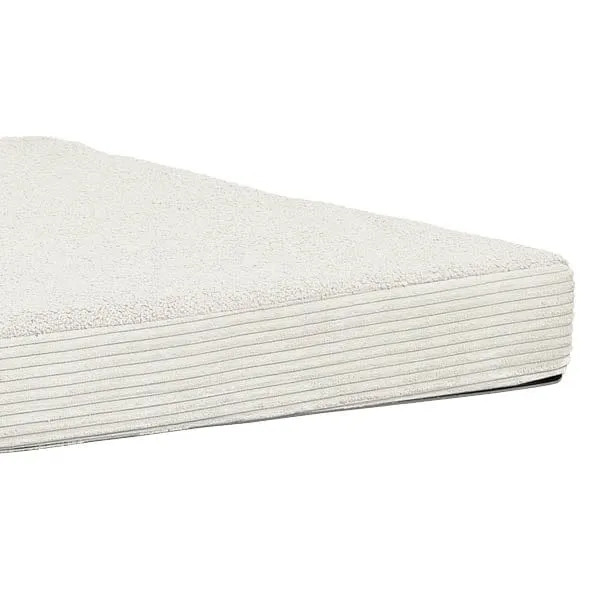 Lifetime Kidsrooms Luxus Matratzenbezug aus Teddy Stoff Choco
