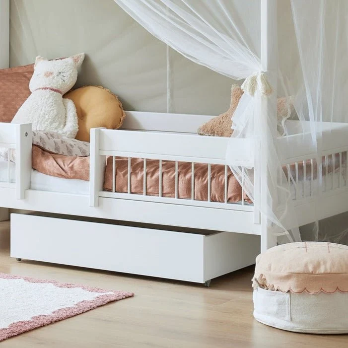 Lifetime Kidsrooms Kurze Bettfront 80 cm - Breeze Weiss