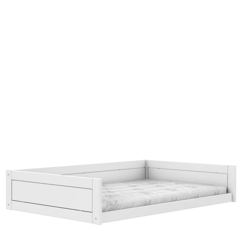 Lifetime Kidsrooms Montessori Bodenbett 120 Weiss