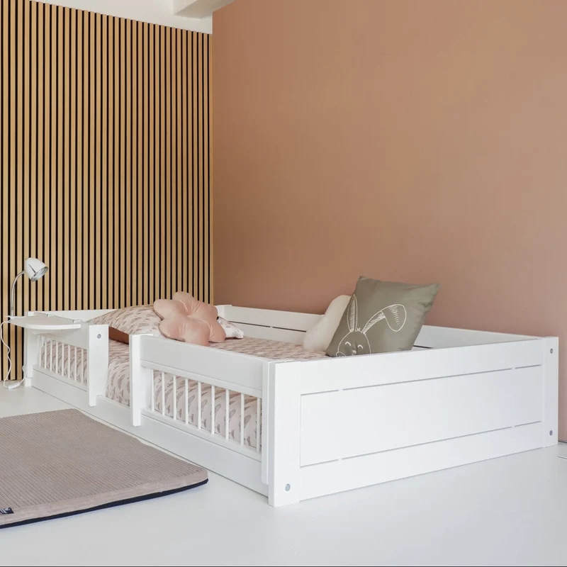 Lifetime Kidsrooms Montessori Bodenbett 120 Weiss
