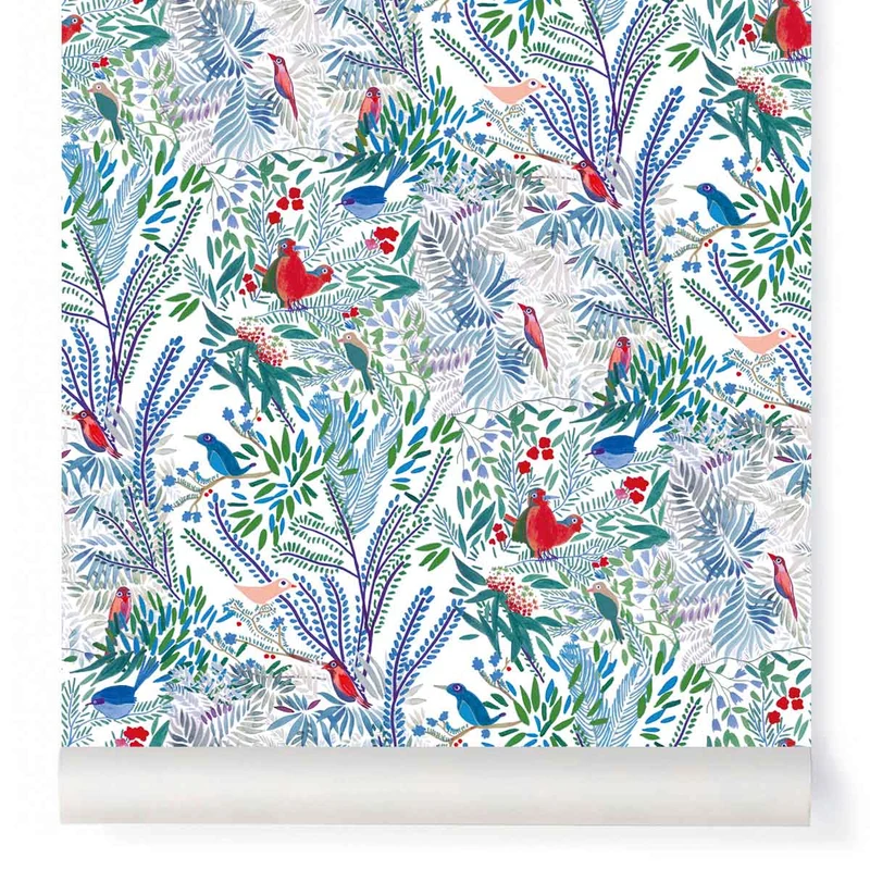 Little Cabari Tapete JAZZ Blau