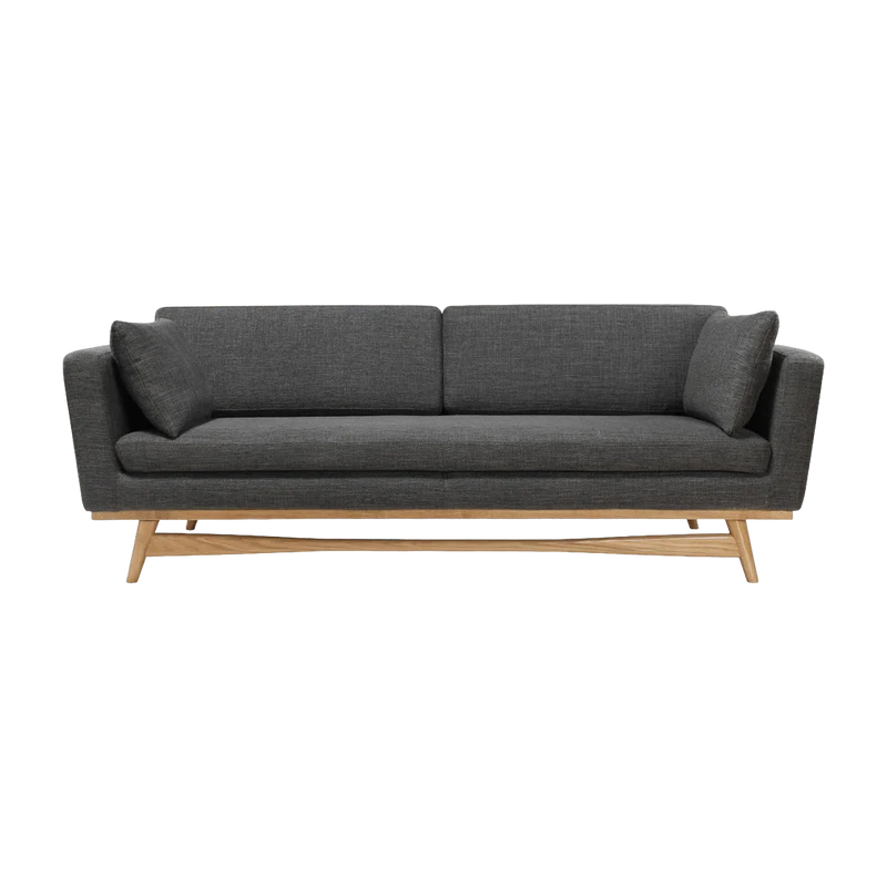 Canapé 3 places anthracite Fifties - RED Edition