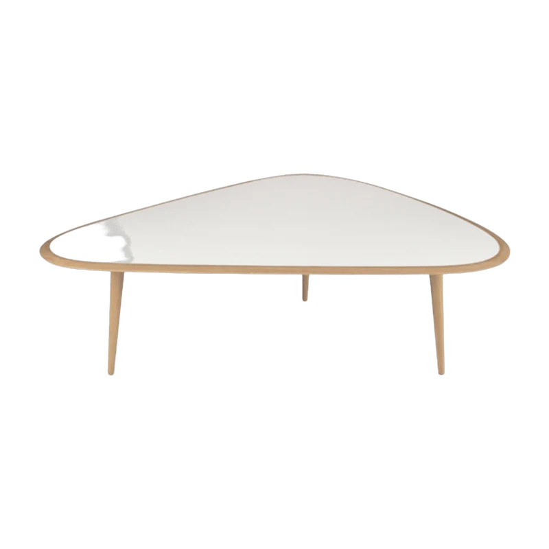 Grande table basse blanche Fifties - RED Edition