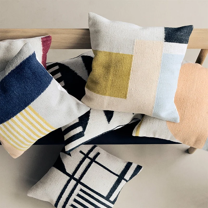 Coussin Kelim Squares 50x50cm - Ferm Living