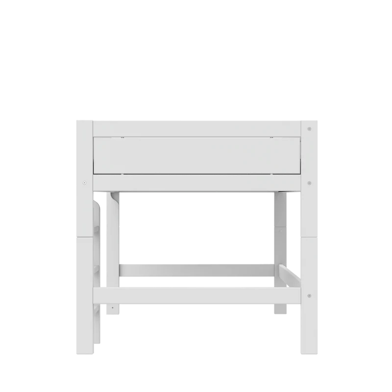 Lifetime Kidsrooms Original Hochbett 120 mit Leiter - 128 cm Weiss
