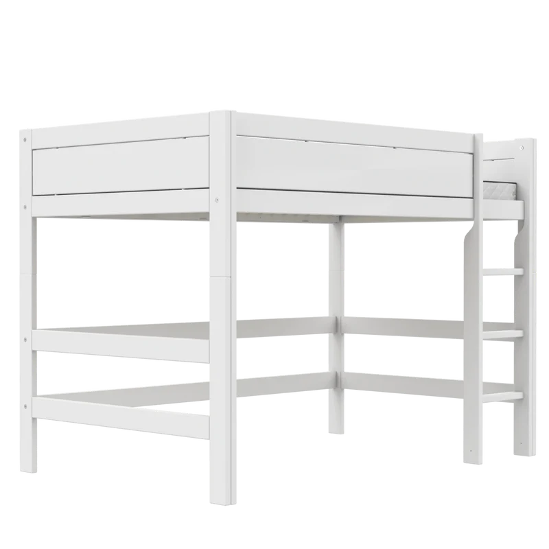 Lifetime Kidsrooms Hochbett 120 mit Leiter - 152 cm Whitewash