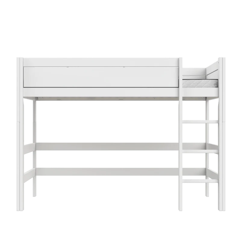 Lifetime Kidsrooms Hochbett 120 mit Leiter - 152 cm Whitewash