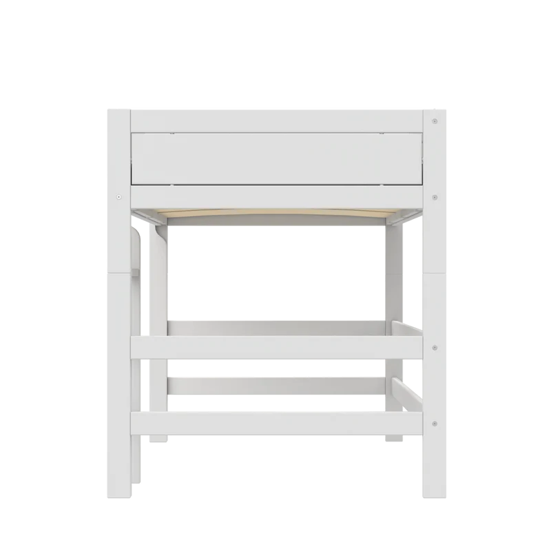 Lifetime Kidsrooms Hochbett 120 mit Leiter - 152 cm Whitewash