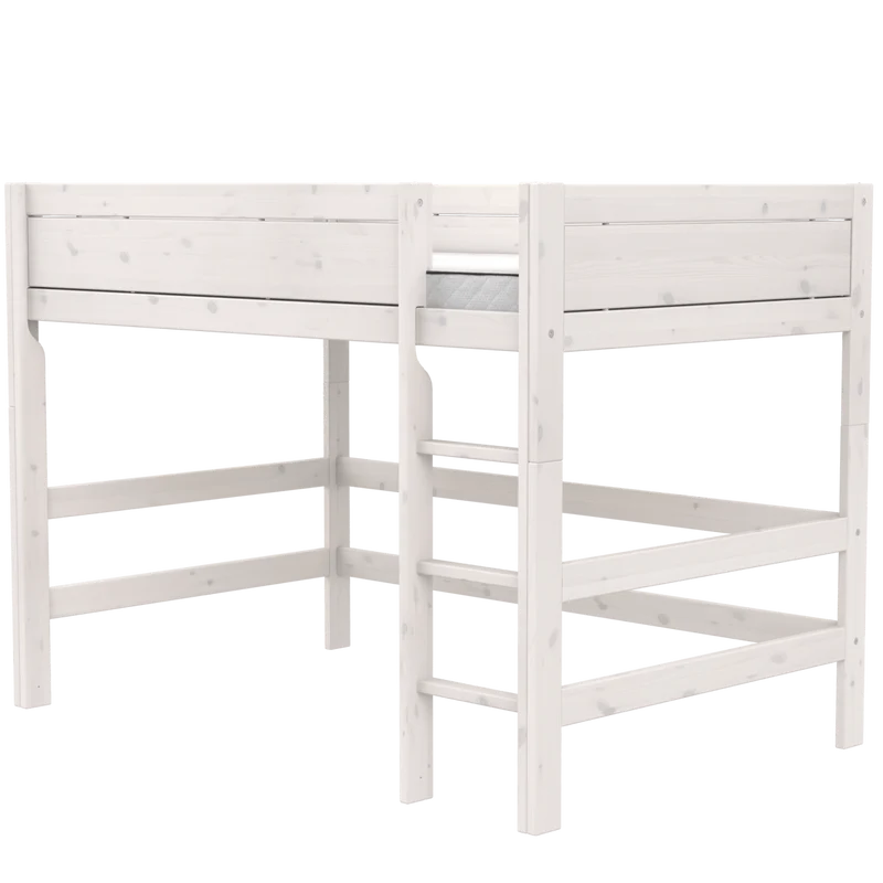 Lifetime Kidsrooms Hochbett 120 mit Leiter - 152 cm Whitewash