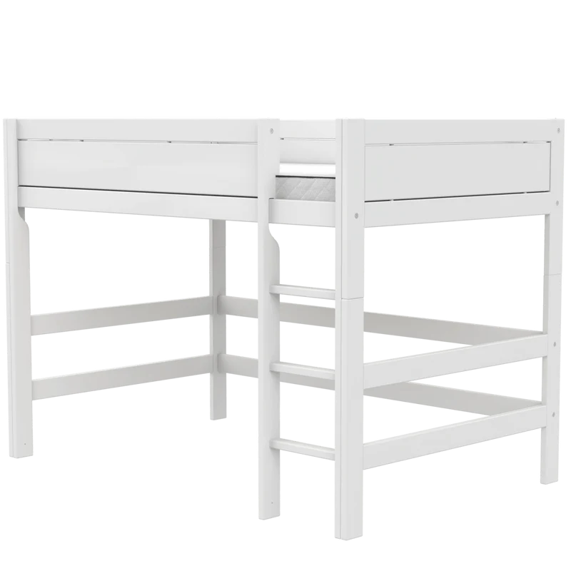Lifetime Kidsrooms Hochbett 120 mit Leiter - 152 cm Weiss