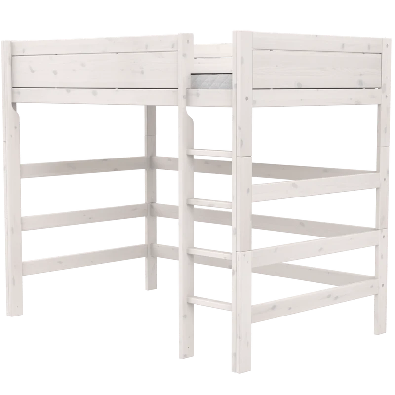 Lifetime Kidsrooms Hochbett 120 mit Leiter - 177 cm Weiss