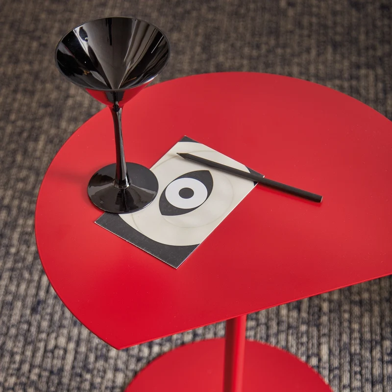 Table d'appoint rouge Way Sofa - Meme Design