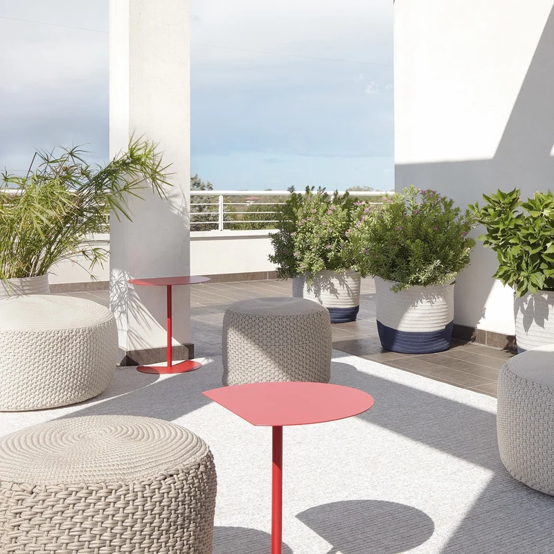 Table d'appoint rouge Way Sofa - Meme Design