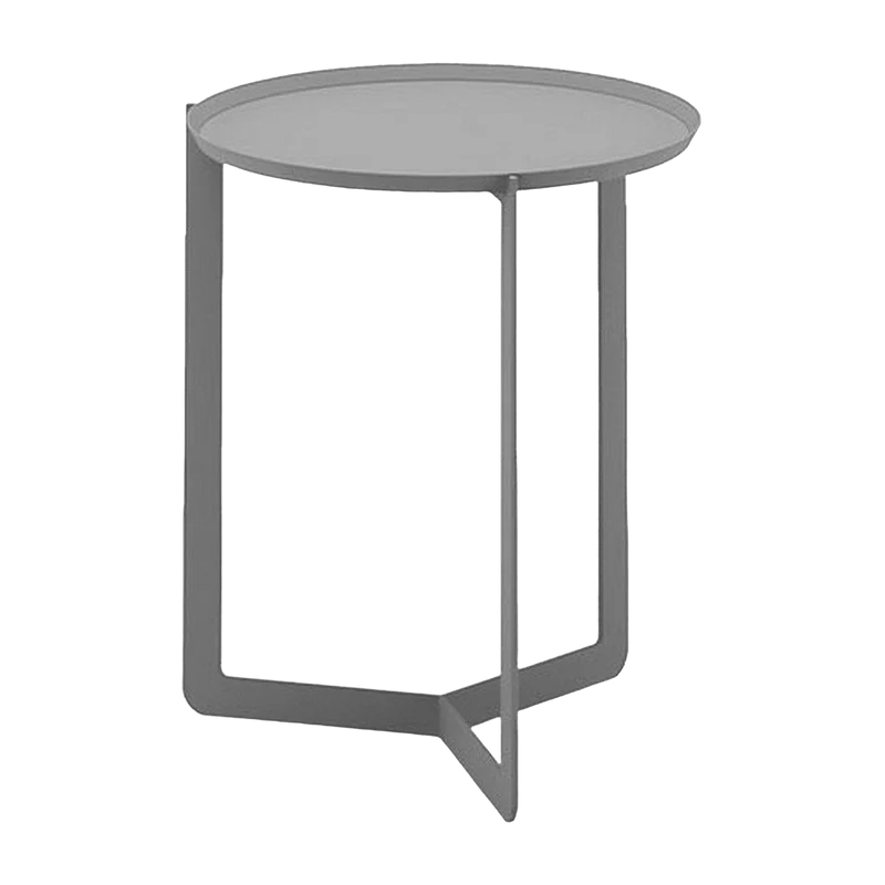 Table d'appoint grise Round 1 - Meme Design