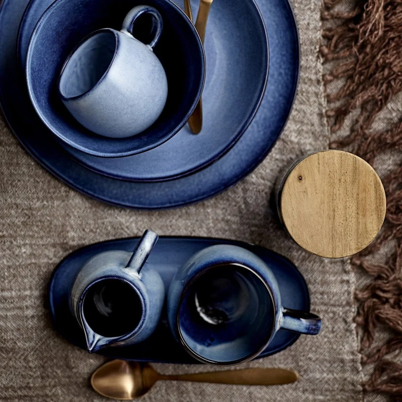 Bol 15 cm bleu Sandrine - Bloomingville