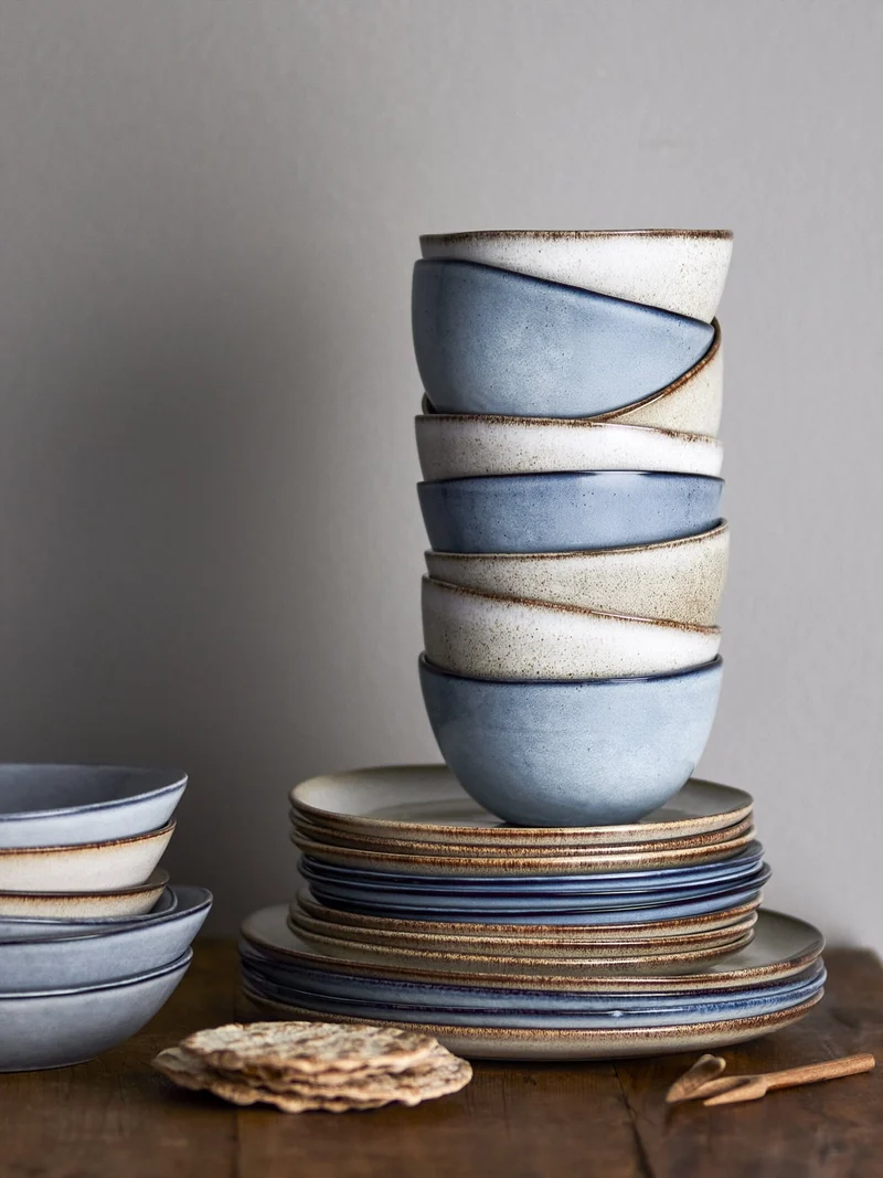 Bol 15 cm bleu Sandrine - Bloomingville