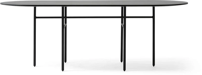 Table ovale noire Snaregade - Audo