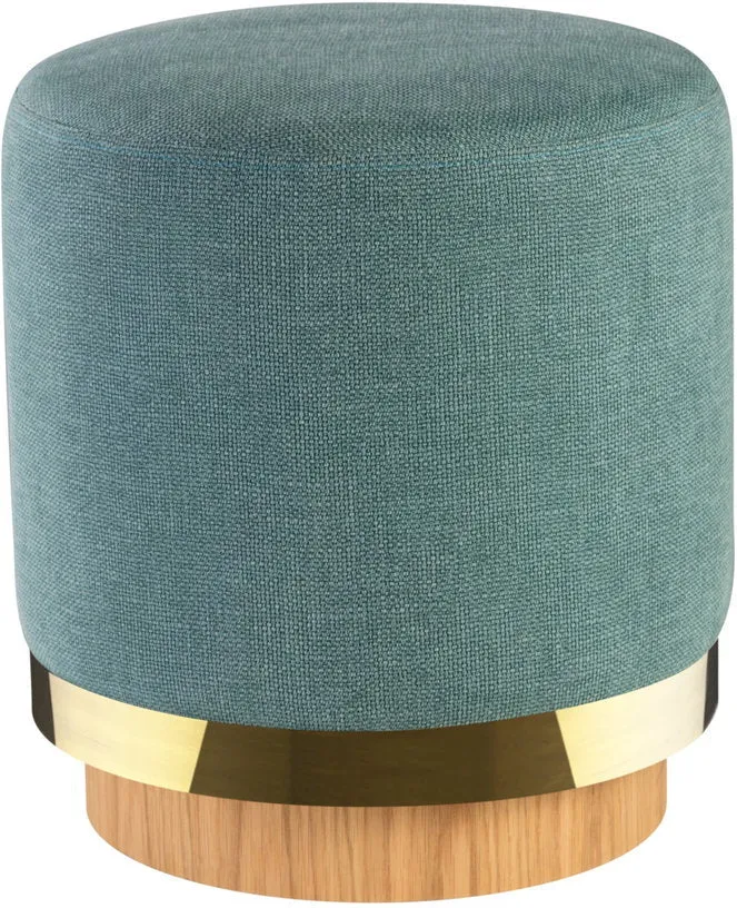 Tabouret en coton bleu indien Stool - RED Edition