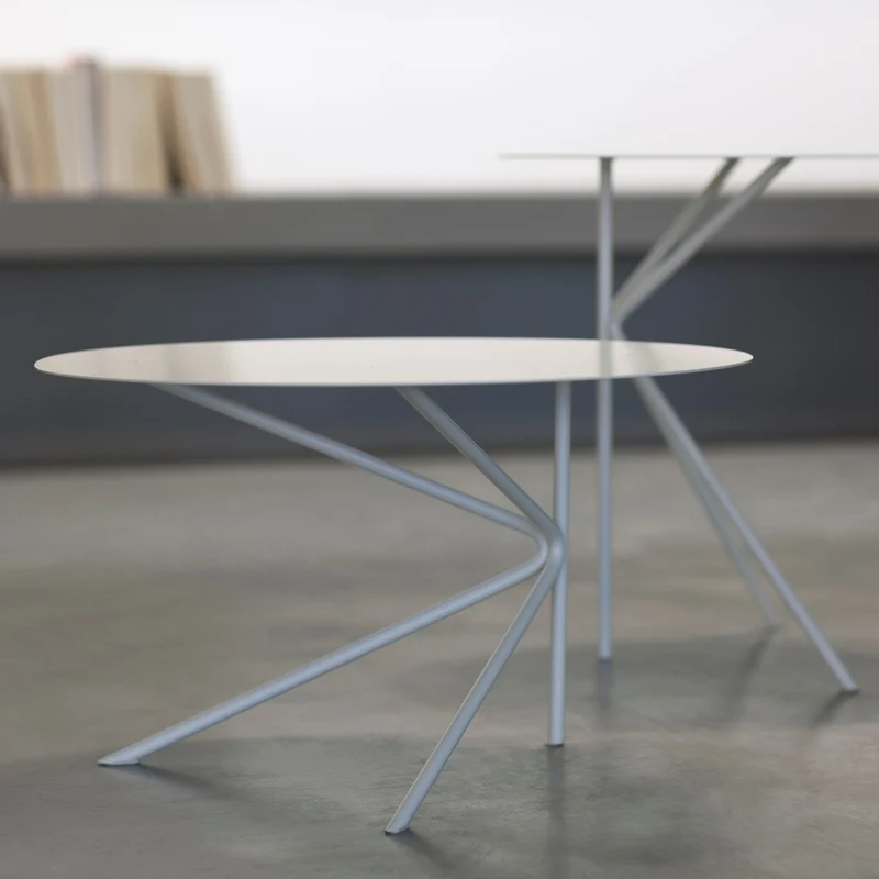 Table d'appoint blanche Twin Alto - Meme Design