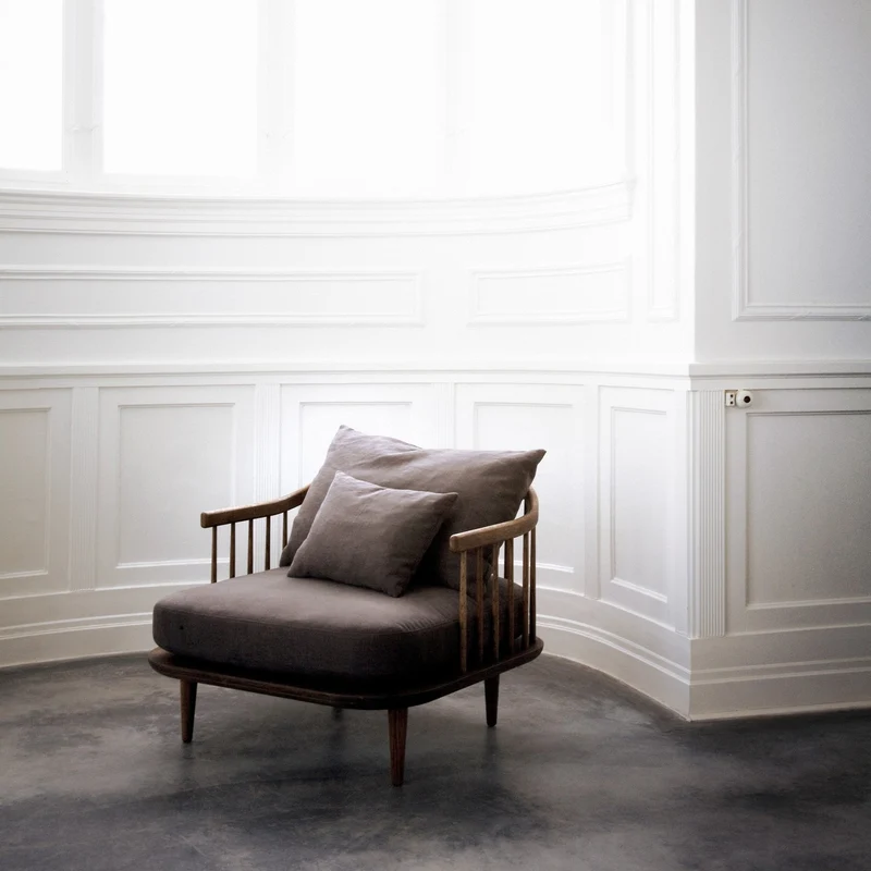 Fauteuil beige SC1 Fly - &tradition