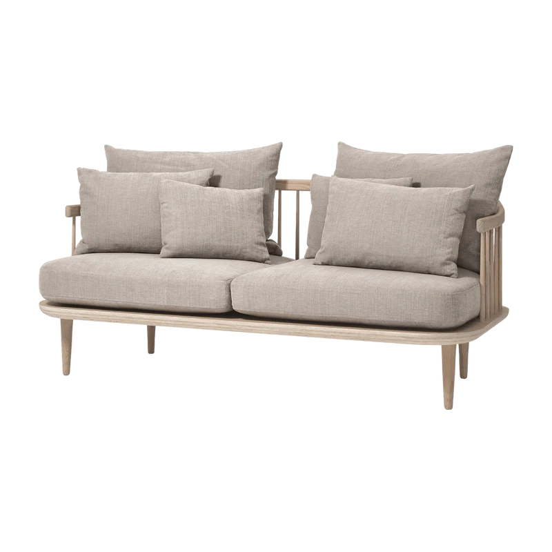 Canapé 2 places beige SC2 Fly - &tradition