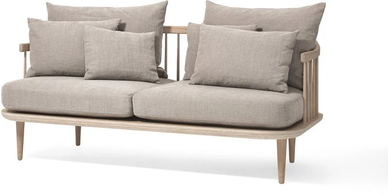Canapé 2 places beige SC2 Fly - &tradition