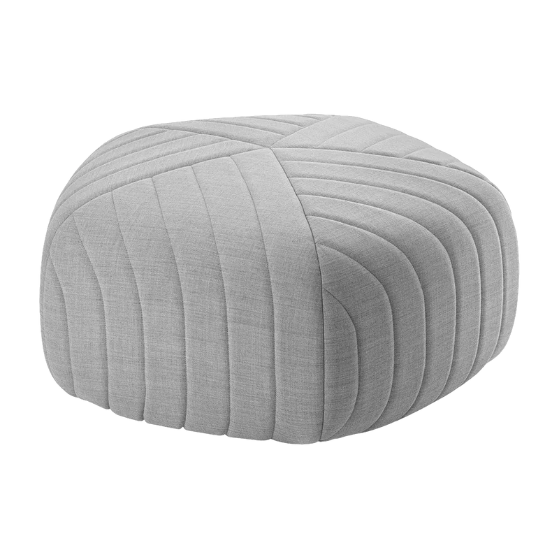Pouf gris clair Five - Muuto