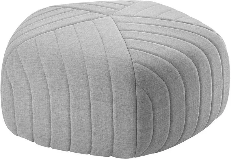 Pouf gris clair Five - Muuto