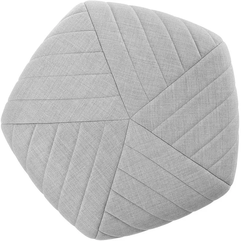 Pouf gris clair Five - Muuto