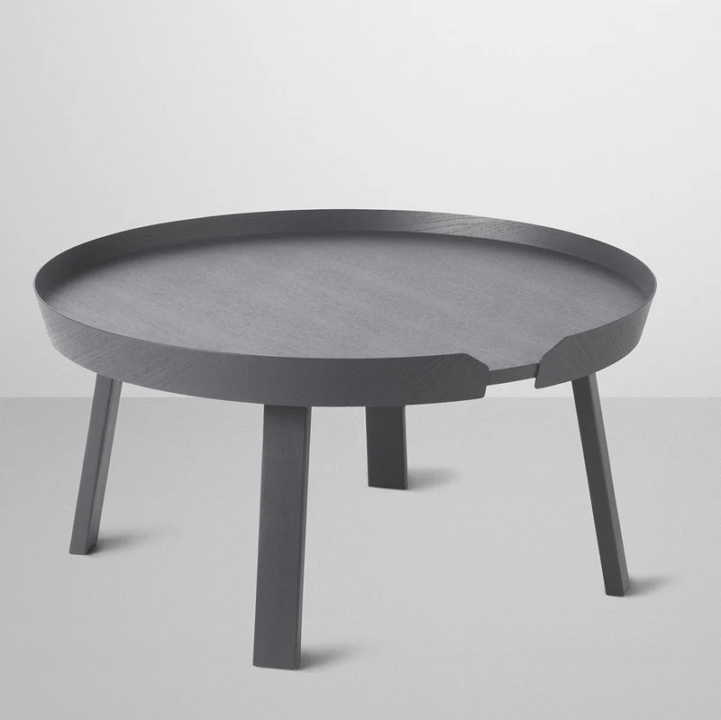 Table basse gris anthracite 72 cm Around - Muuto
