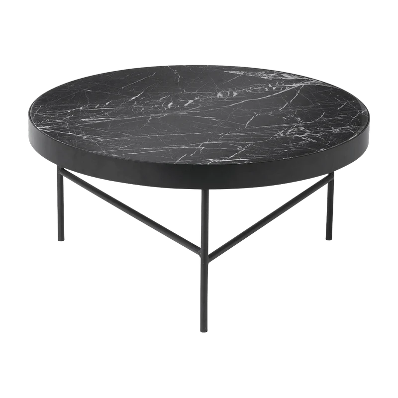 Table basse en marbre noir 70,5 cm - Ferm Living