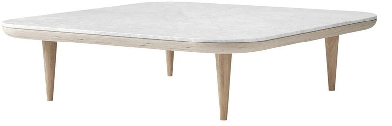 Table basse en marbre blanc Fly SC11 - &tradition