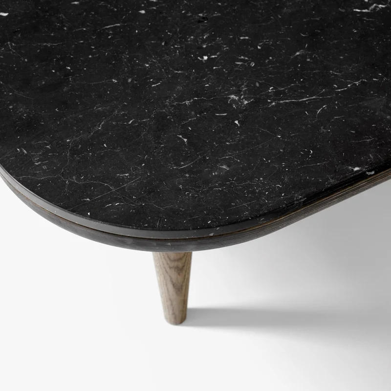 Table basse en marbre noir Fly SC11 - &tradition