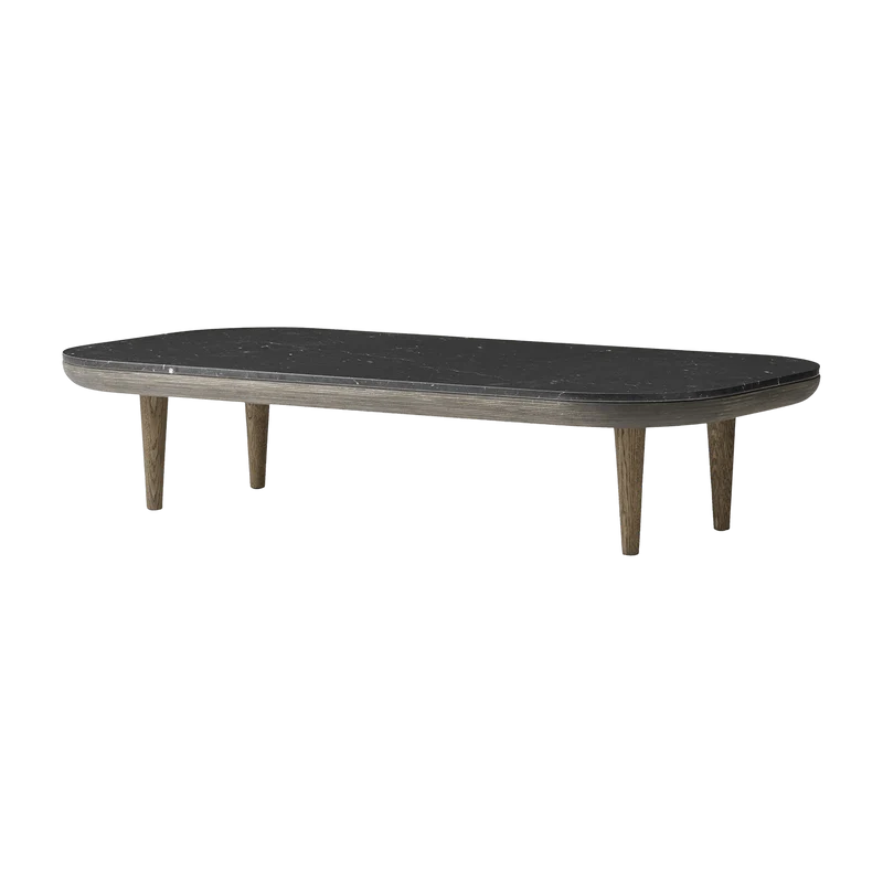 Table basse en marbre noir Fly SC5 - &tradition