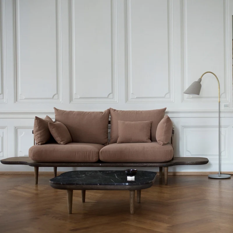 Table basse en marbre noir Fly SC4 - &tradition