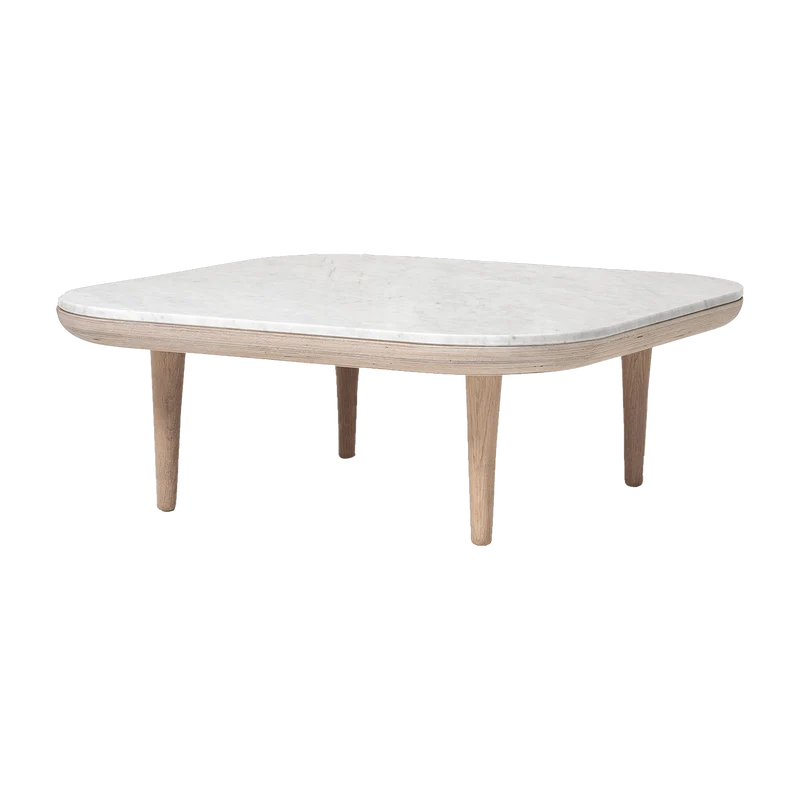 Table basse en marbre blanc Fly SC4 - &tradition