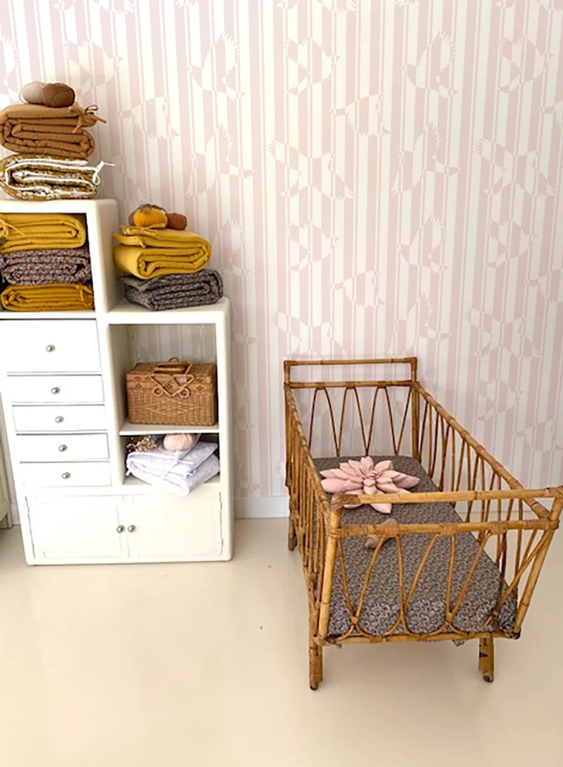 Little Cabari Tapete POLKA Rosa