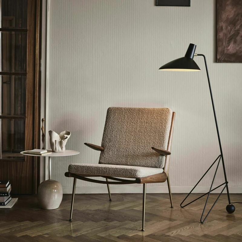 Table d'appoint en marbre blanc Lato LN8 - &tradition
