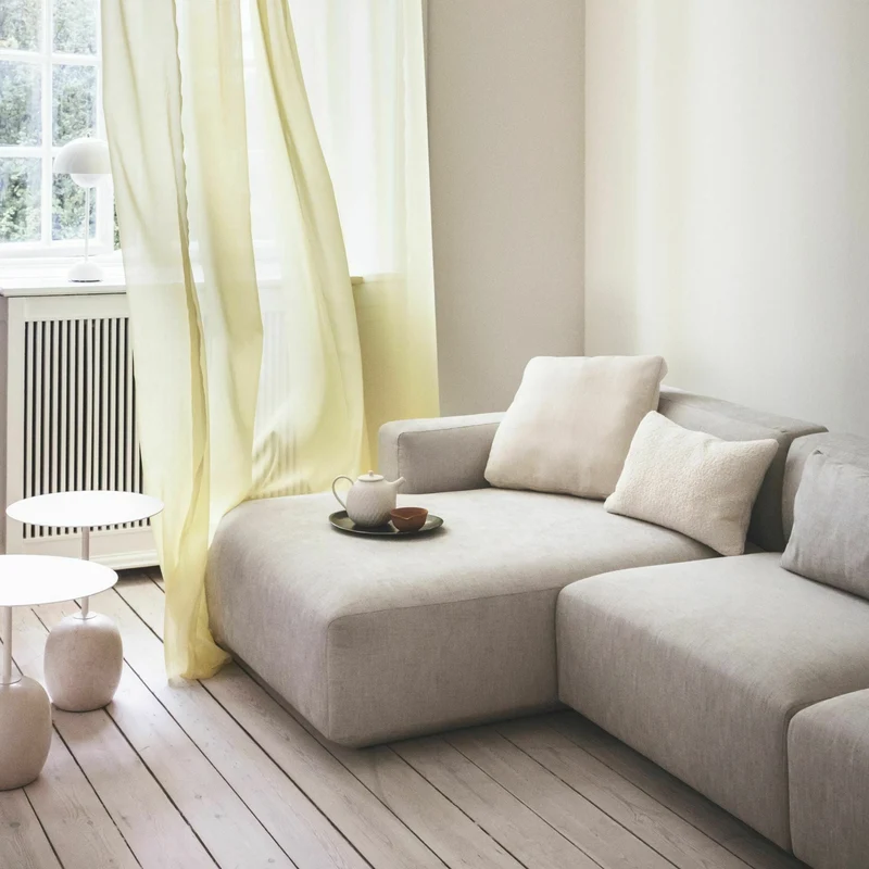 Table d'appoint en marbre blanc Lato LN8 - &tradition