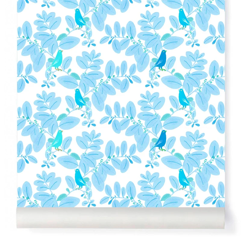 Little Cabari Tapete SONGE Blau