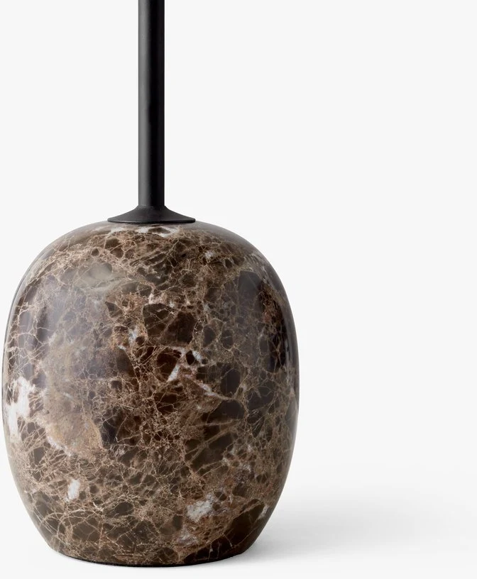 Table d'appoint en marbre noir Lato LN9 - &tradition