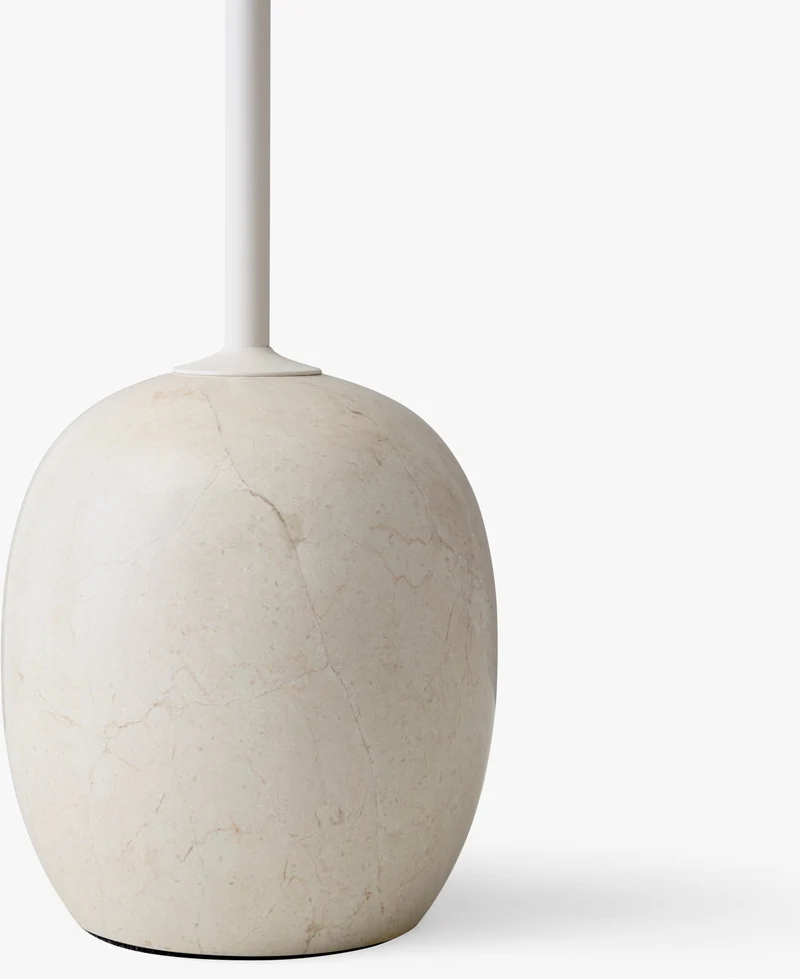 Table d'appoint en marbre blanc Lato LN9 - &tradition