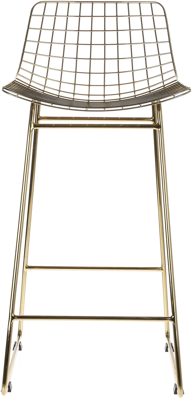 Chaise de bar en métal doré Wire - HKliving